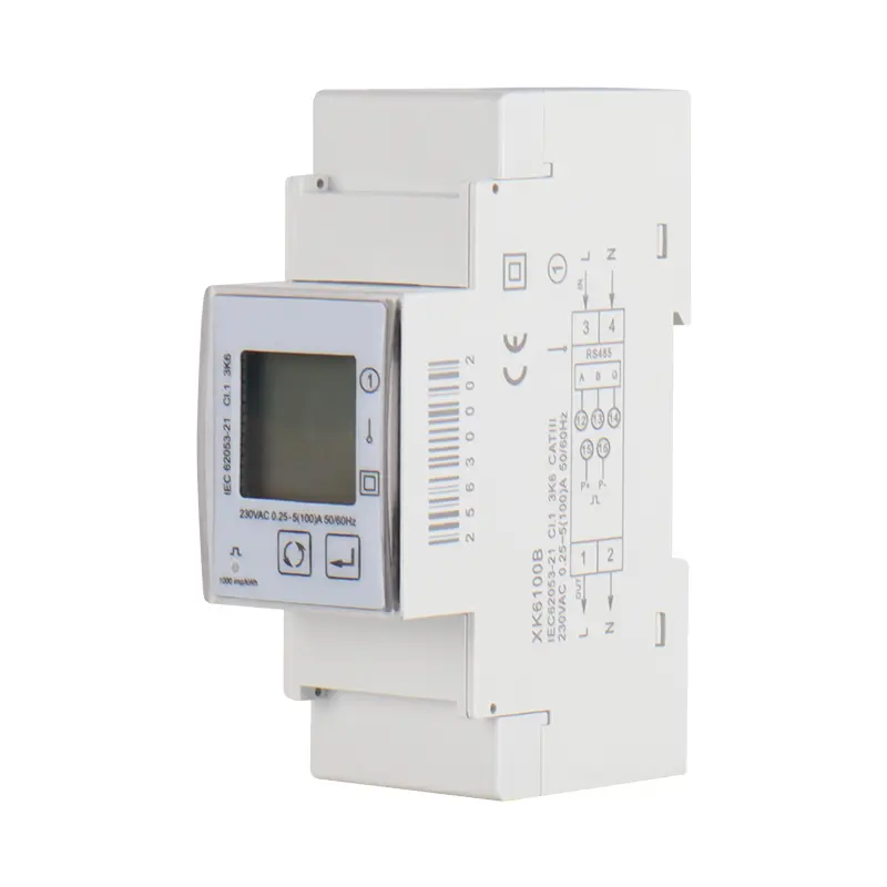 2p jednofázový multifunkční multifunkční din Rail Energy Smart měřič