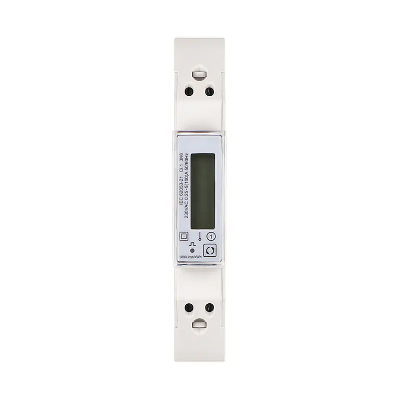Jednorázový měřič energie s jednofázovým din železnice